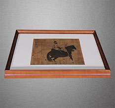 江油书画装裱配框服务案例